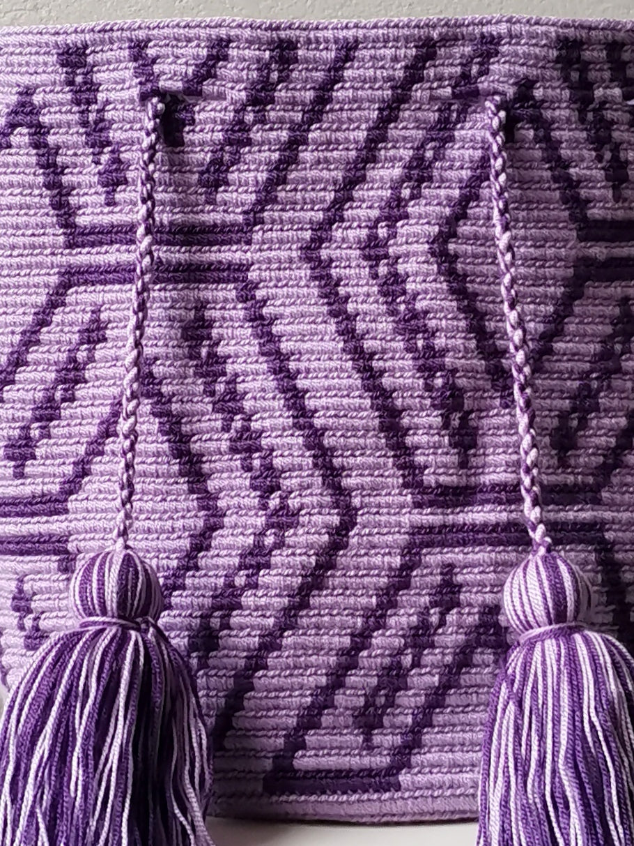 Sac avec bandoulière mochila M/L lilas et violet