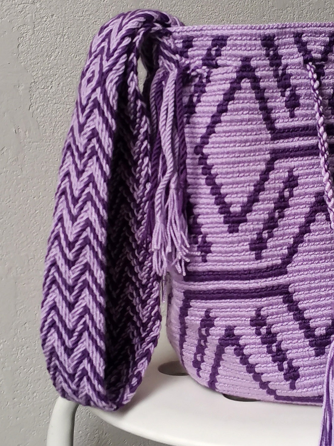 Sac avec bandoulière mochila M/L lilas et violet