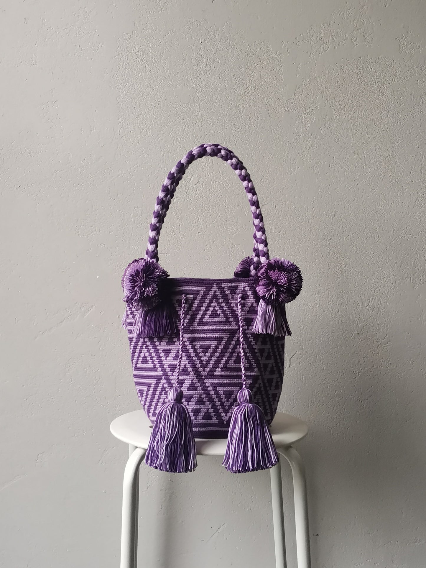 Sac à main mochila M/L violet et lilas