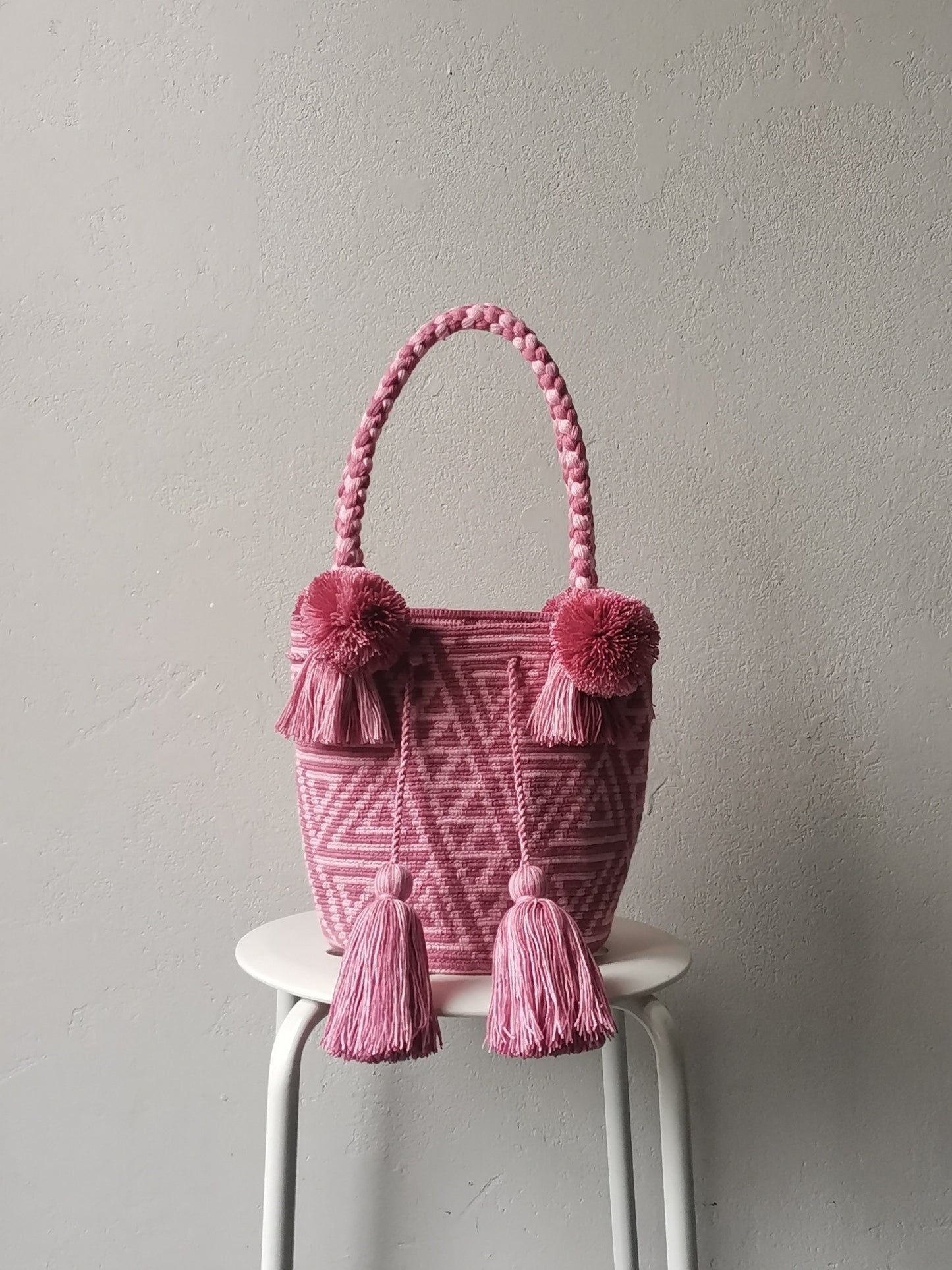 Sac à main mochila M/L rose